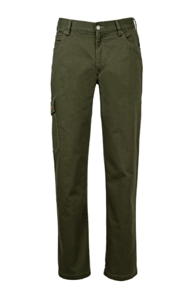 Jagdjeans , Outdoorhose , Jagdhose mit Beintasche , Forsthose " Jörn ", Herren Stretch Jeans
